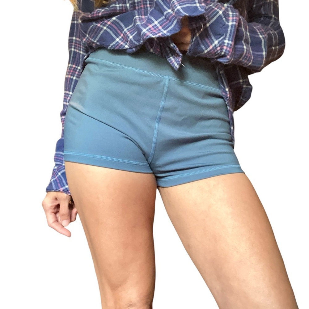 American Eagle Outfitters High Waist The Everything Blue Shorts